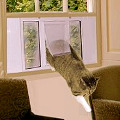 Sash Window Pet Doors by Ideal
